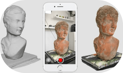 Scan objects through the app